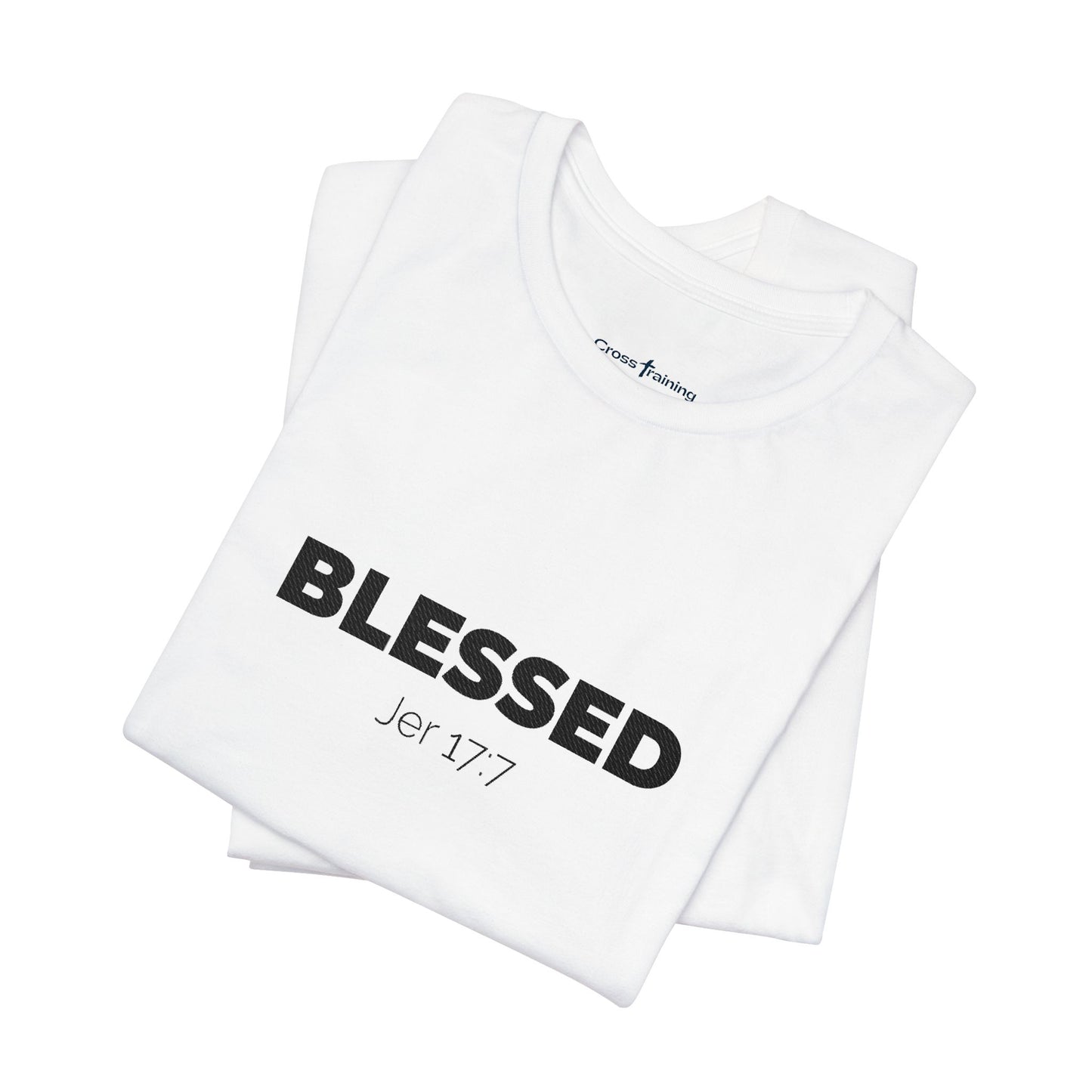 Blessed Unisex Jersey Tee | Inspirational Shirt for Everyday Wear, Faith-Based Gift, Casual Wear, Christian Apparel, Spiritual Clothing