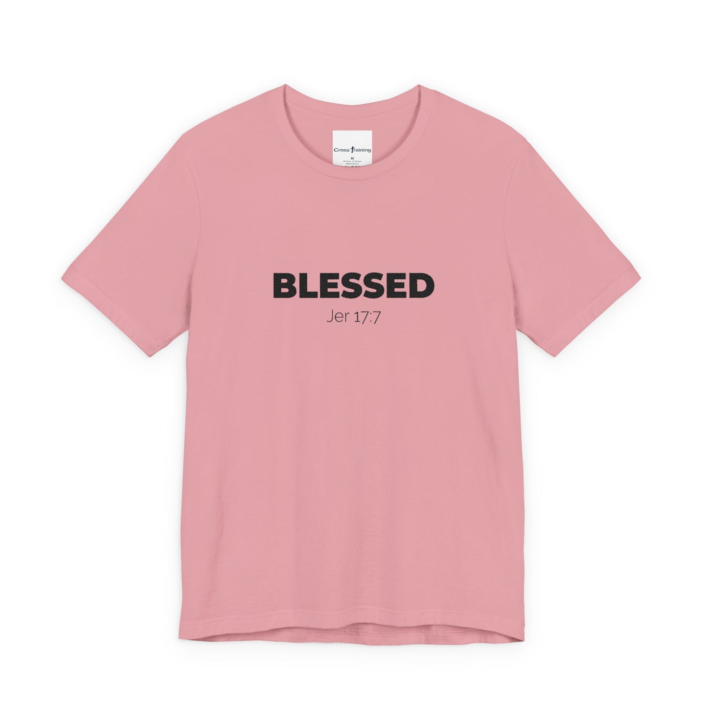 Blessed Unisex Jersey Tee | Inspirational Shirt for Everyday Wear, Faith-Based Gift, Casual Wear, Christian Apparel, Spiritual Clothing