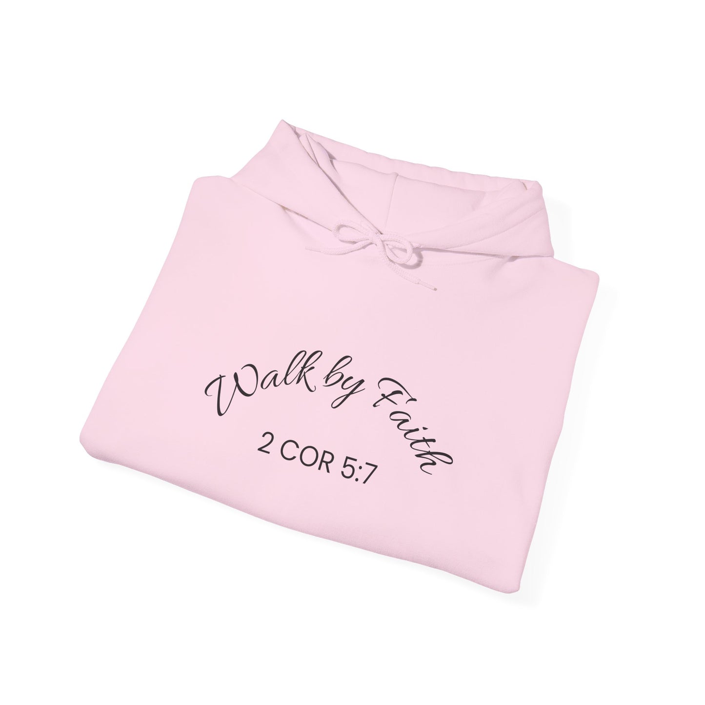 Faith-Inspired Unisex Hoodie, Walk By Faith Sweatshirt, Cozy Faith Sweatshirt, Inspirational Gift for Her, Everyday Faith Apparel
