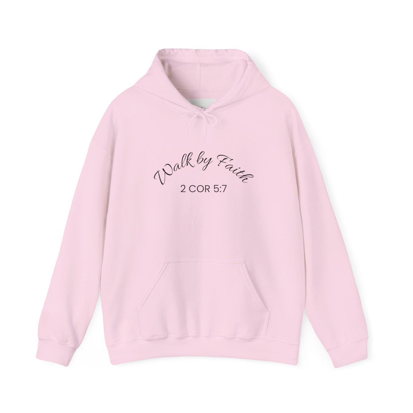 Faith-Inspired Unisex Hoodie, Walk By Faith Sweatshirt, Cozy Faith Sweatshirt, Inspirational Gift for Her, Everyday Faith Apparel