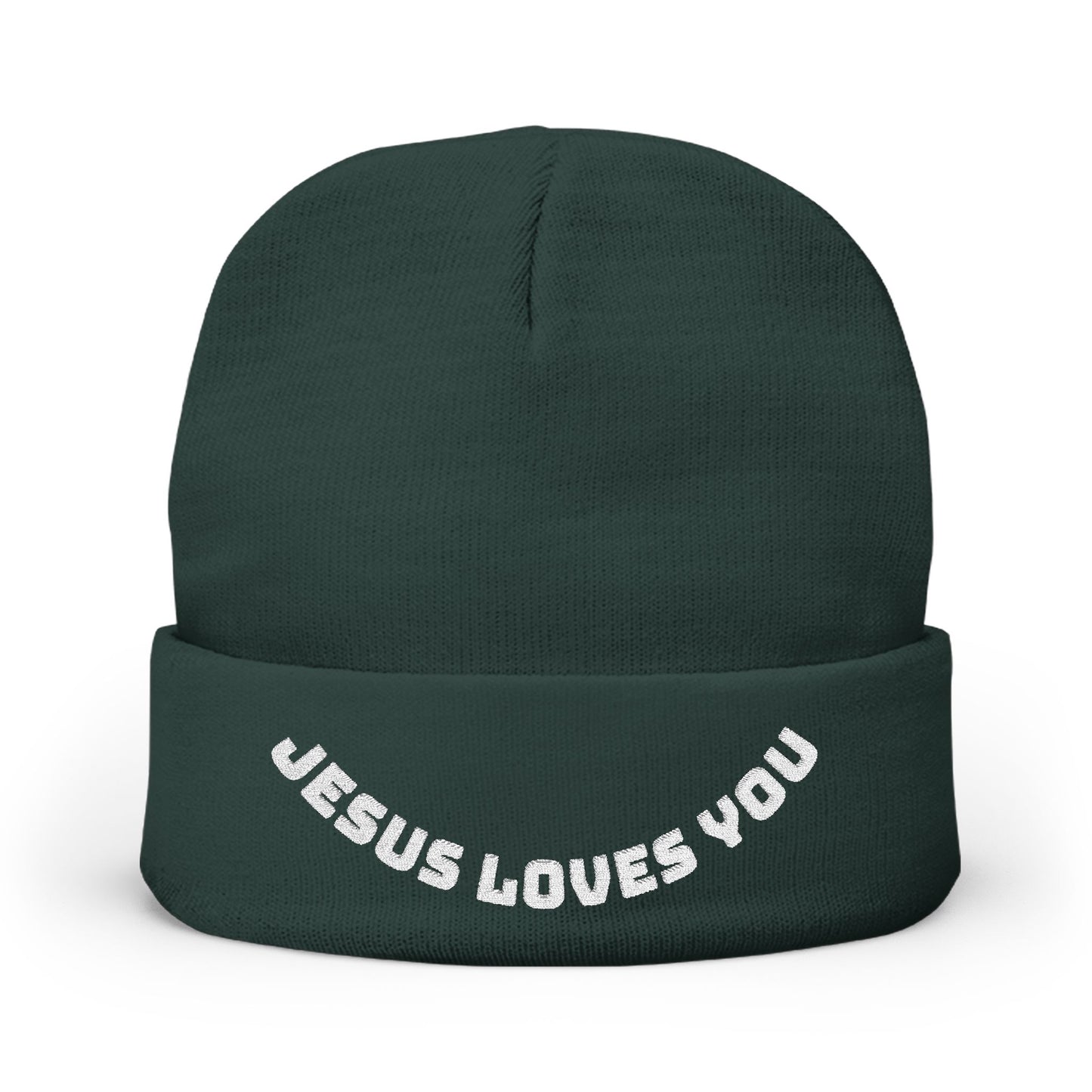 Jesus Loves You Knit Beanie