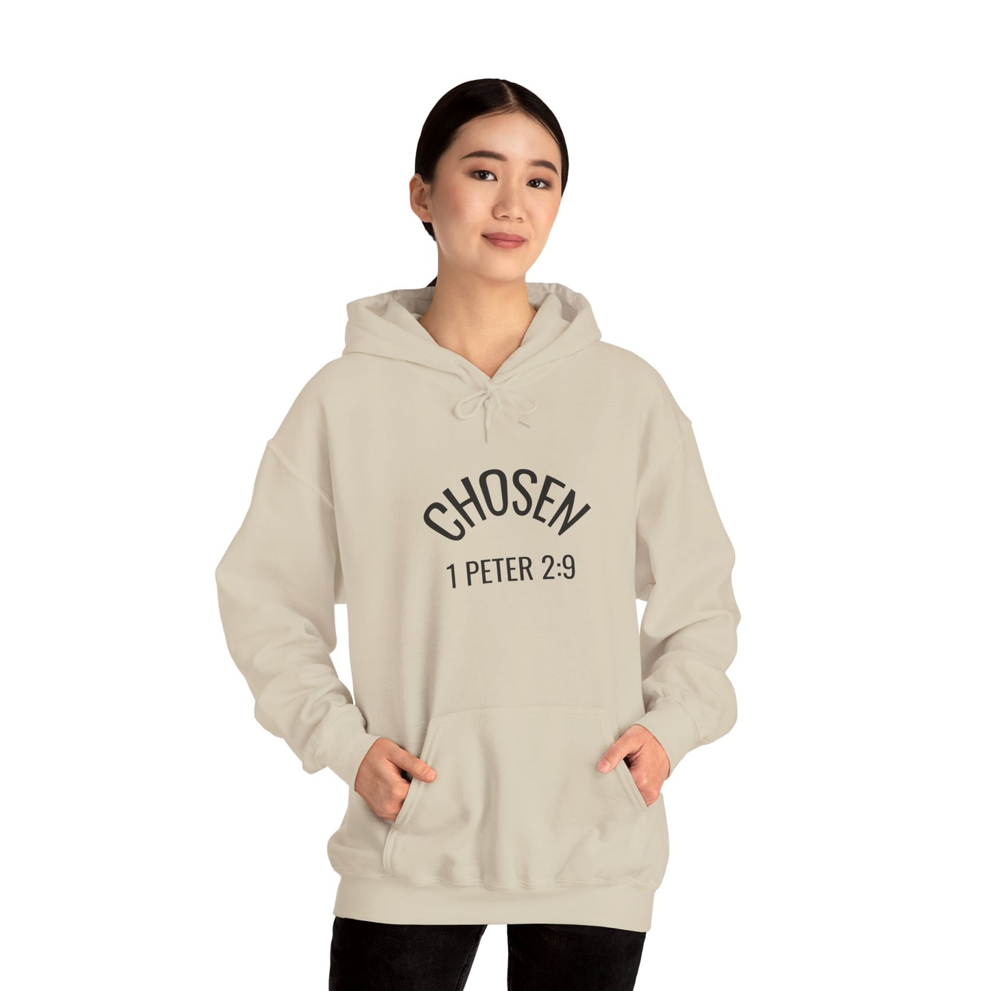 Chosen Hoodie | 1 Peter 2:9 Christian Sweatshirt, Unisex Faith Apparel, Spiritual Gift, Cozy Religious Hoodie