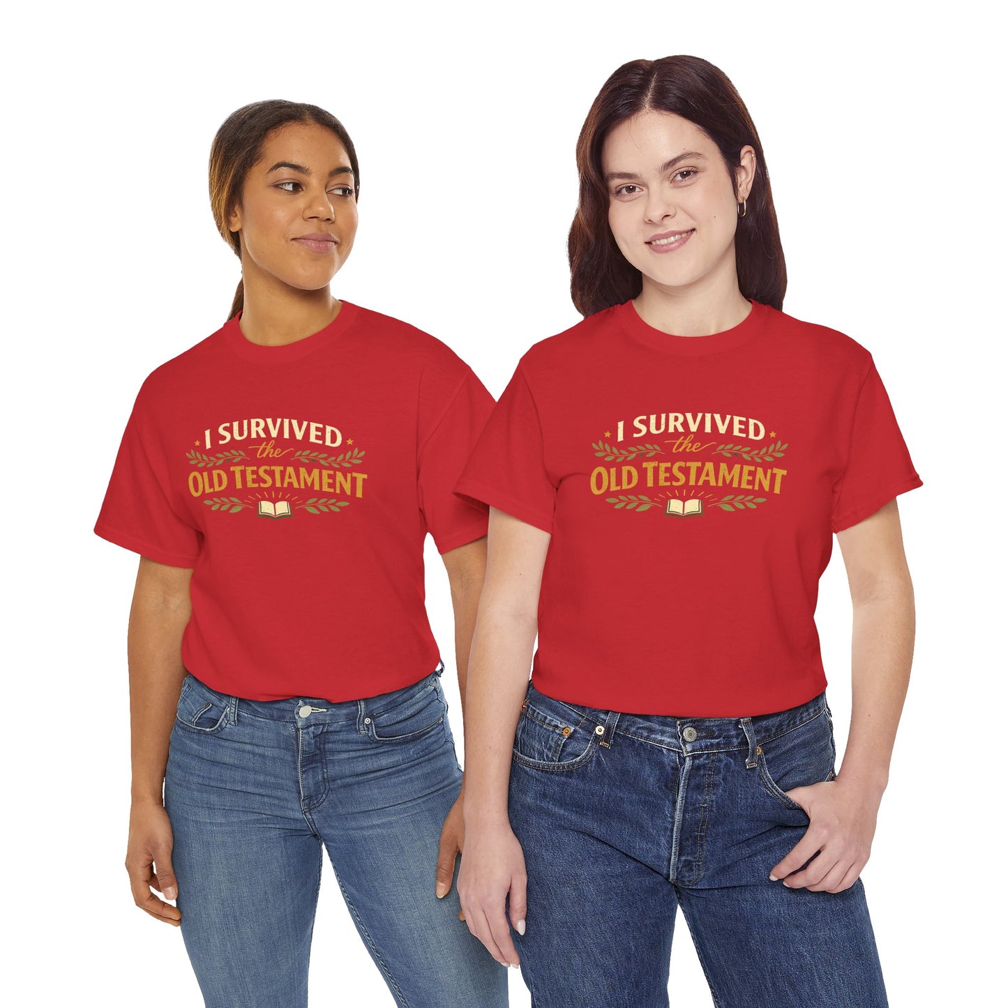 I Survived the Old Testament Tee — Funny Christian T-Shirt