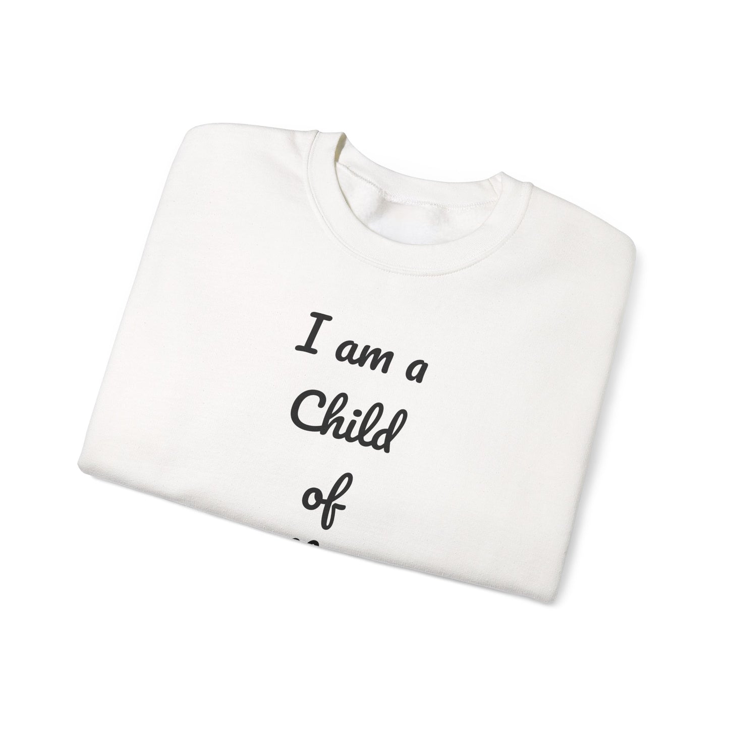 Child of the King Crewneck Sweatshirt | Inspirational Gift, Faith Apparel, Cozy Fashion, Christian Sweatshirt, Unisex Clothing