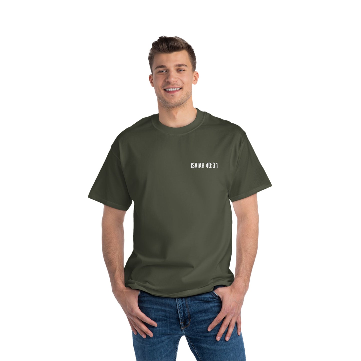 Beefy-T® Short-Sleeve T-Shirt/Isaiah 40:31 T-shirt