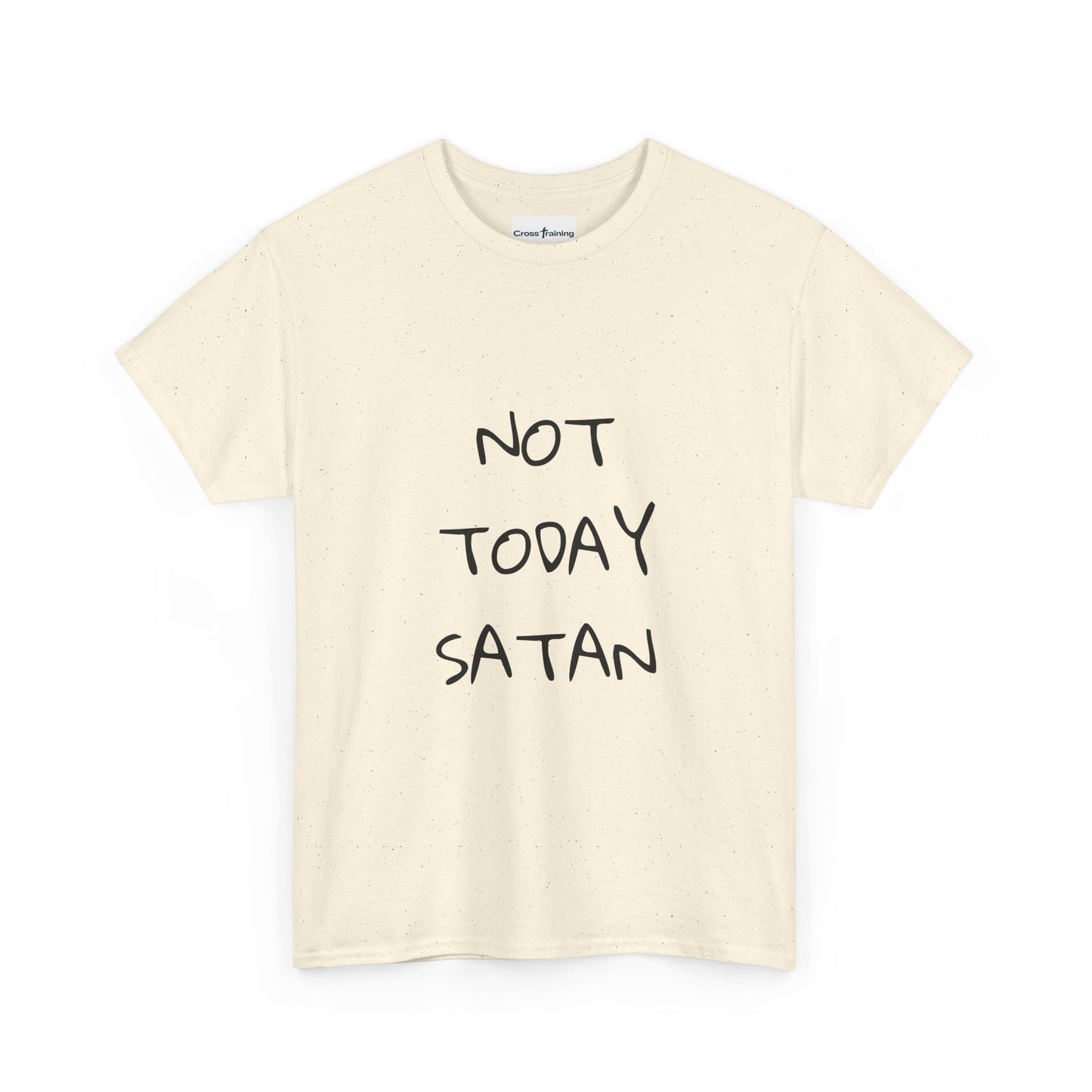 Funny Graphic Tee: Not Today Satan Unisex Heavy Cotton T-Shirt, Humorous Gift, Casual Wear, Everyday Comfort, Unique Statement Tee