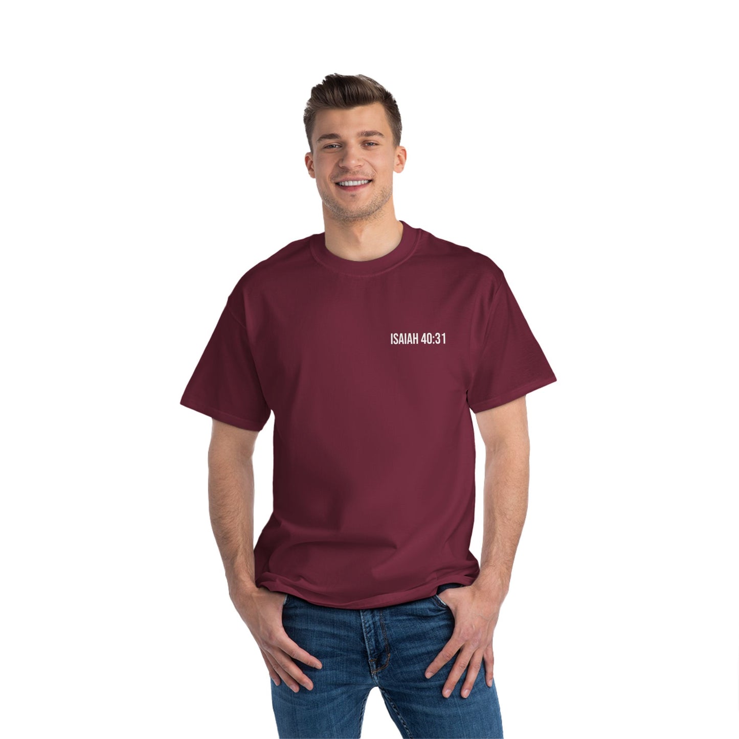 Beefy-T® Short-Sleeve T-Shirt/Isaiah 40:31 T-shirt