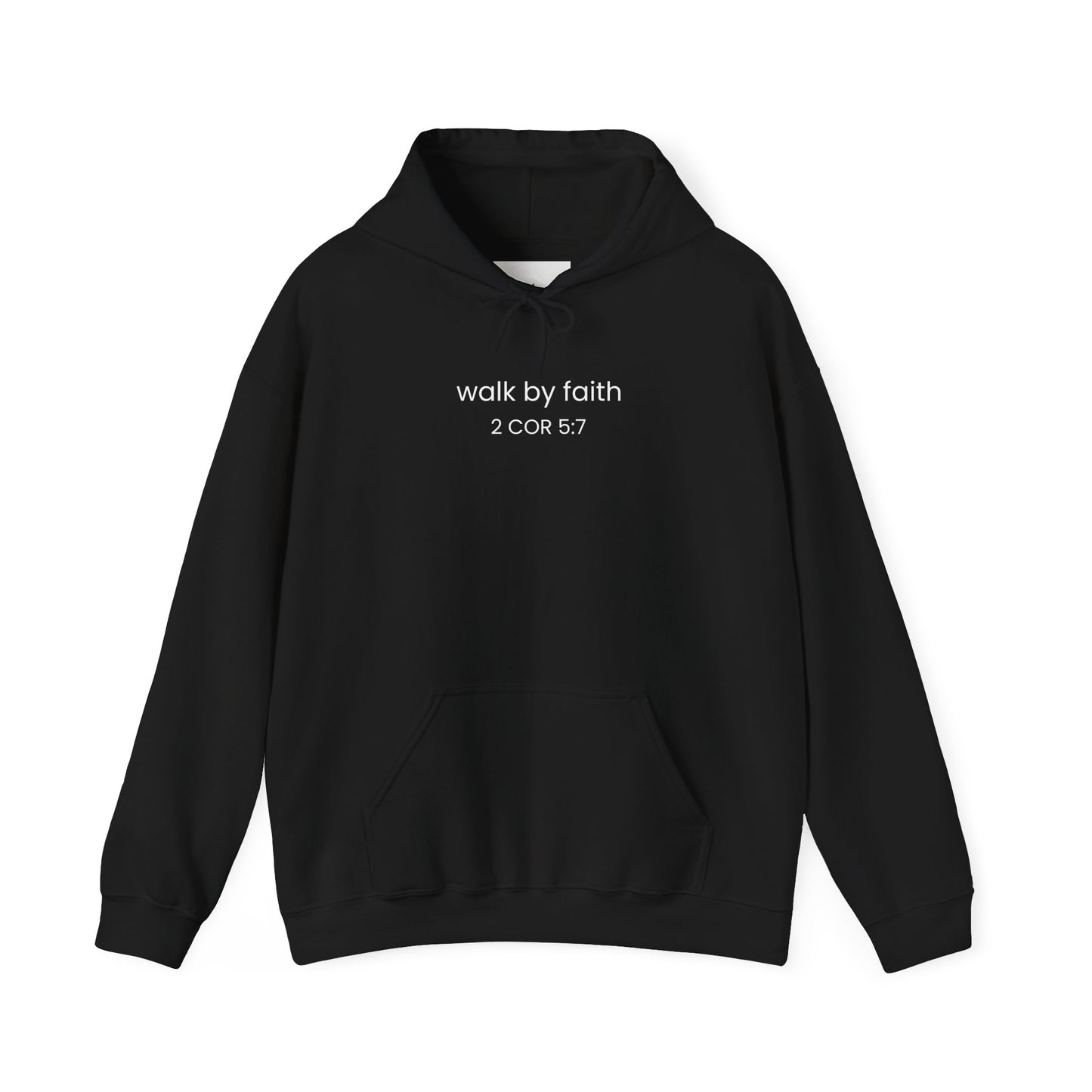 Faith-Inspired Unisex Hoodie, Walk By Faith Sweatshirt, Cozy Faith Sweatshirt, Inspirational Gift for Her, Everyday Faith Apparel