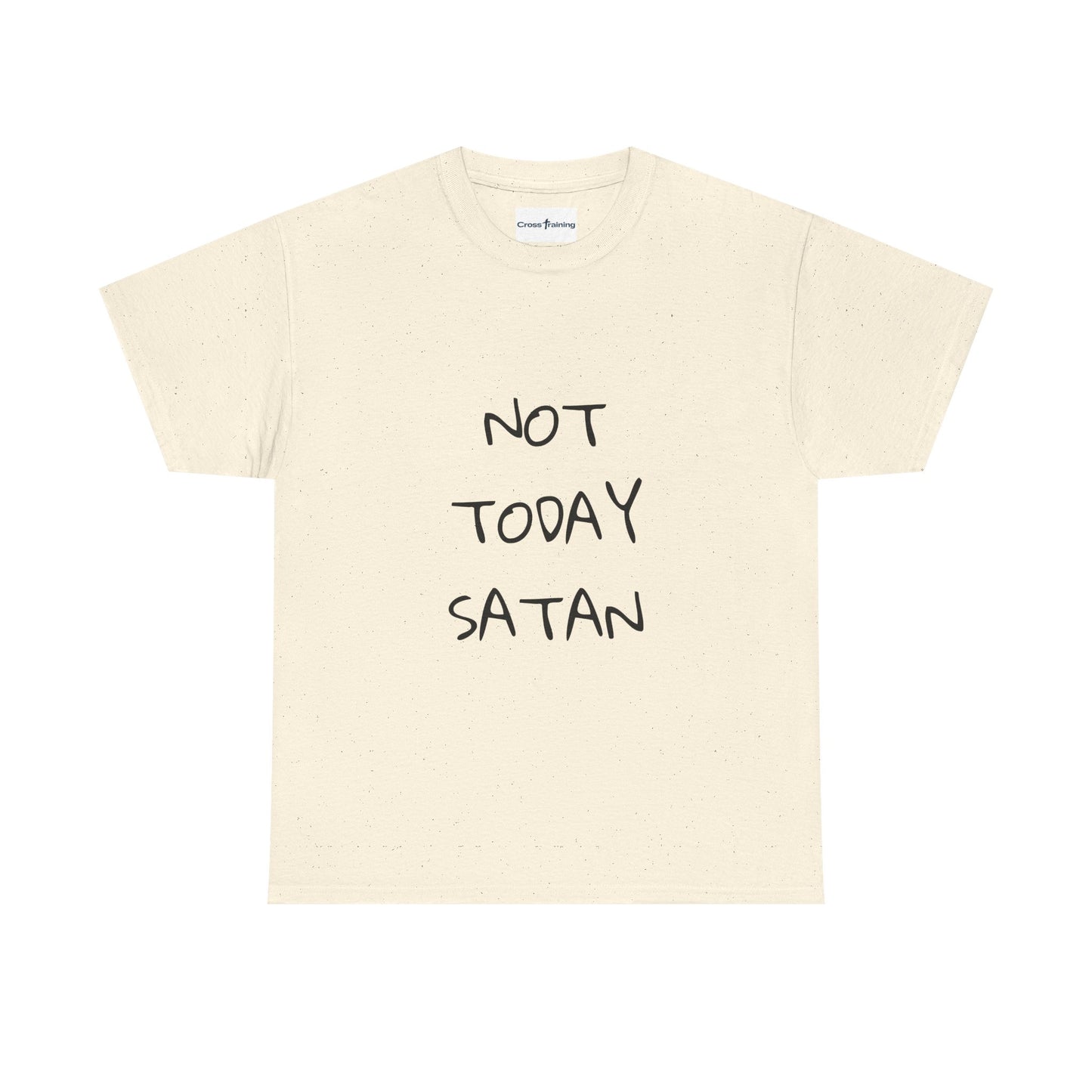 Funny Graphic Tee: Not Today Satan Unisex Heavy Cotton T-Shirt, Humorous Gift, Casual Wear, Everyday Comfort, Unique Statement Tee