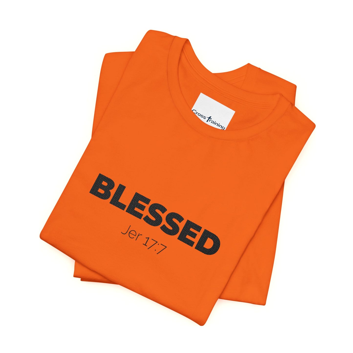 Blessed Unisex Jersey Tee | Inspirational Shirt for Everyday Wear, Faith-Based Gift, Casual Wear, Christian Apparel, Spiritual Clothing