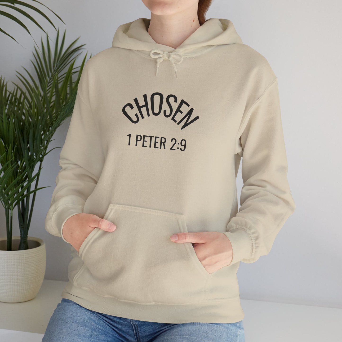 Chosen Hoodie | 1 Peter 2:9 Christian Sweatshirt, Unisex Faith Apparel, Spiritual Gift, Cozy Religious Hoodie
