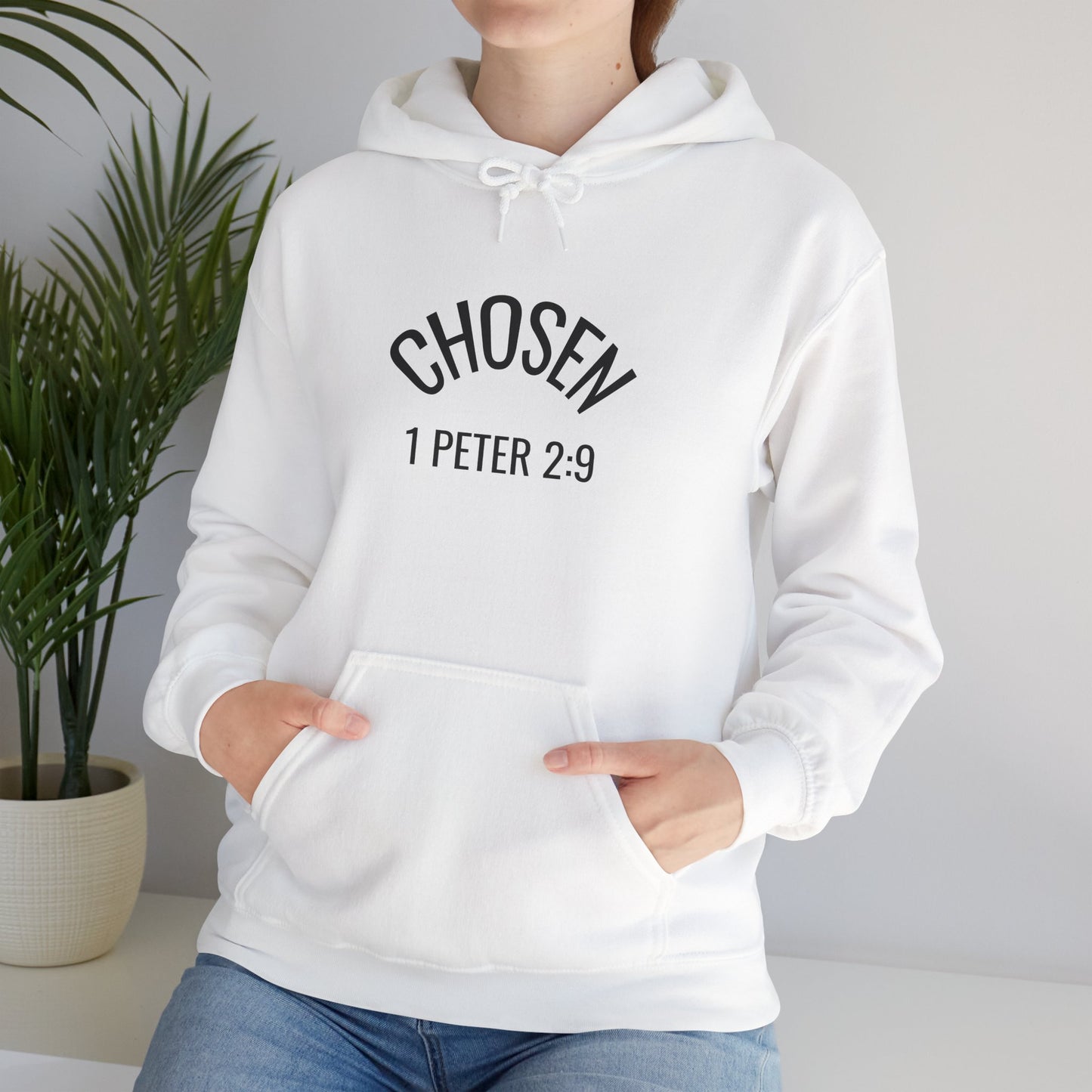 Chosen Hoodie | 1 Peter 2:9 Christian Sweatshirt, Unisex Faith Apparel, Spiritual Gift, Cozy Religious Hoodie