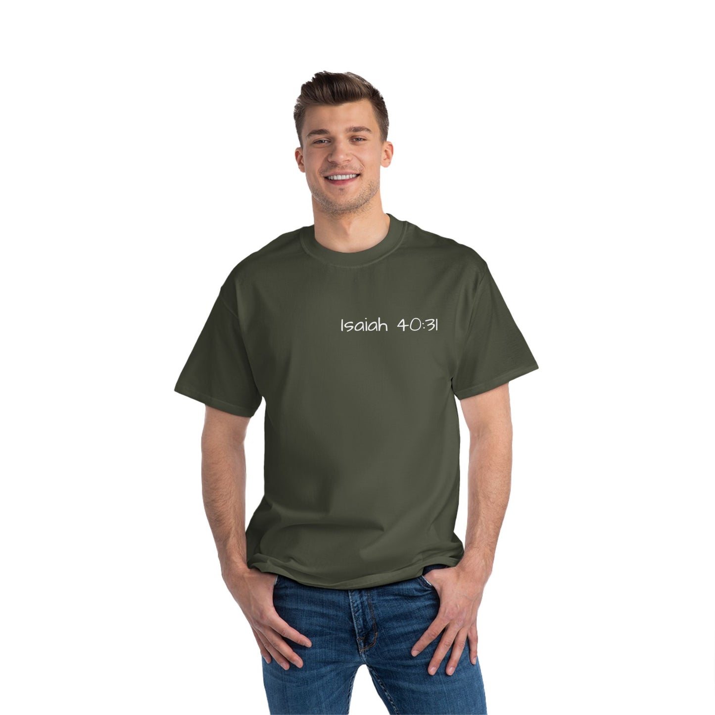 Beefy-T® Short-Sleeve T-Shirt/Isaiah 40:31 T-shirt