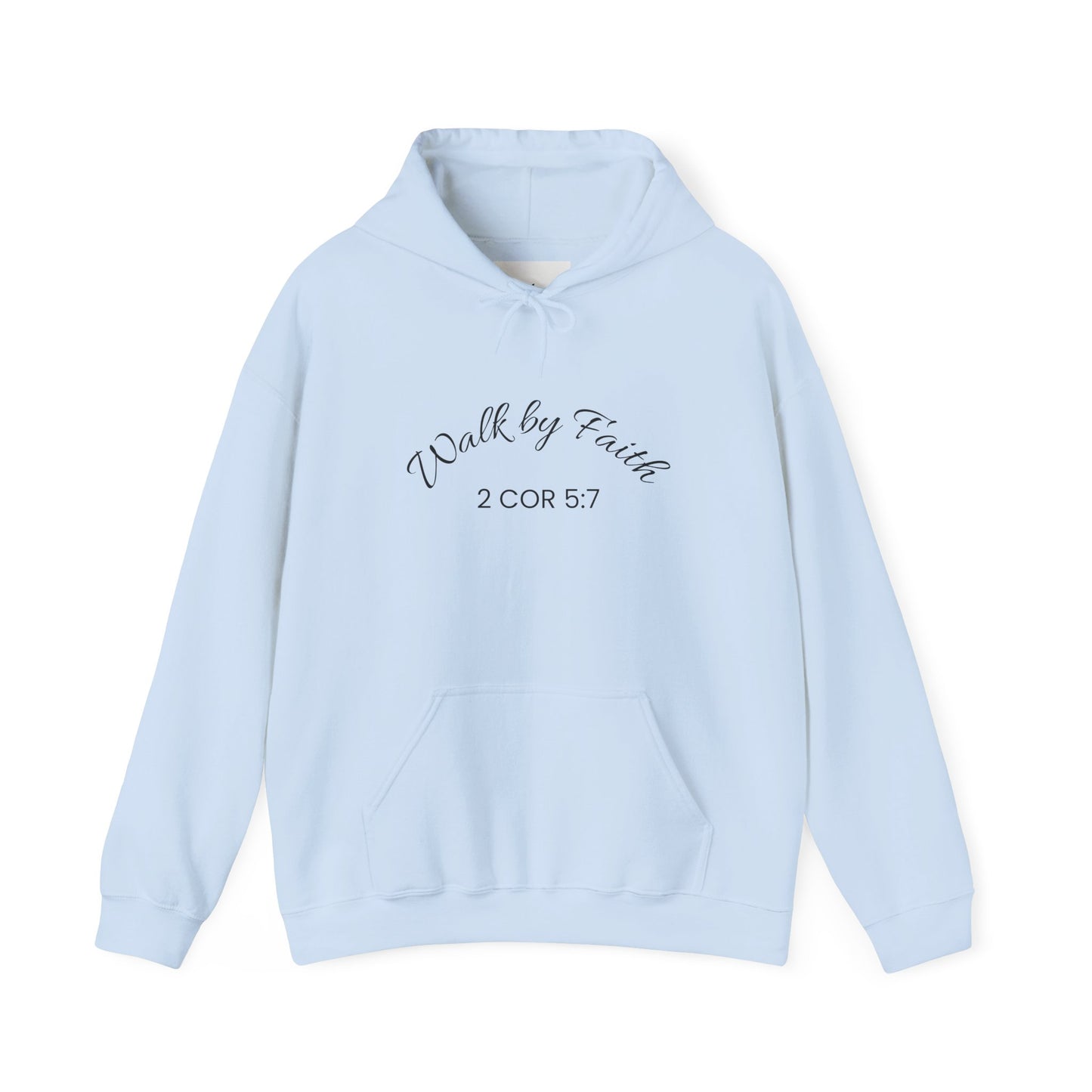Faith-Inspired Unisex Hoodie, Walk By Faith Sweatshirt, Cozy Faith Sweatshirt, Inspirational Gift for Her, Everyday Faith Apparel