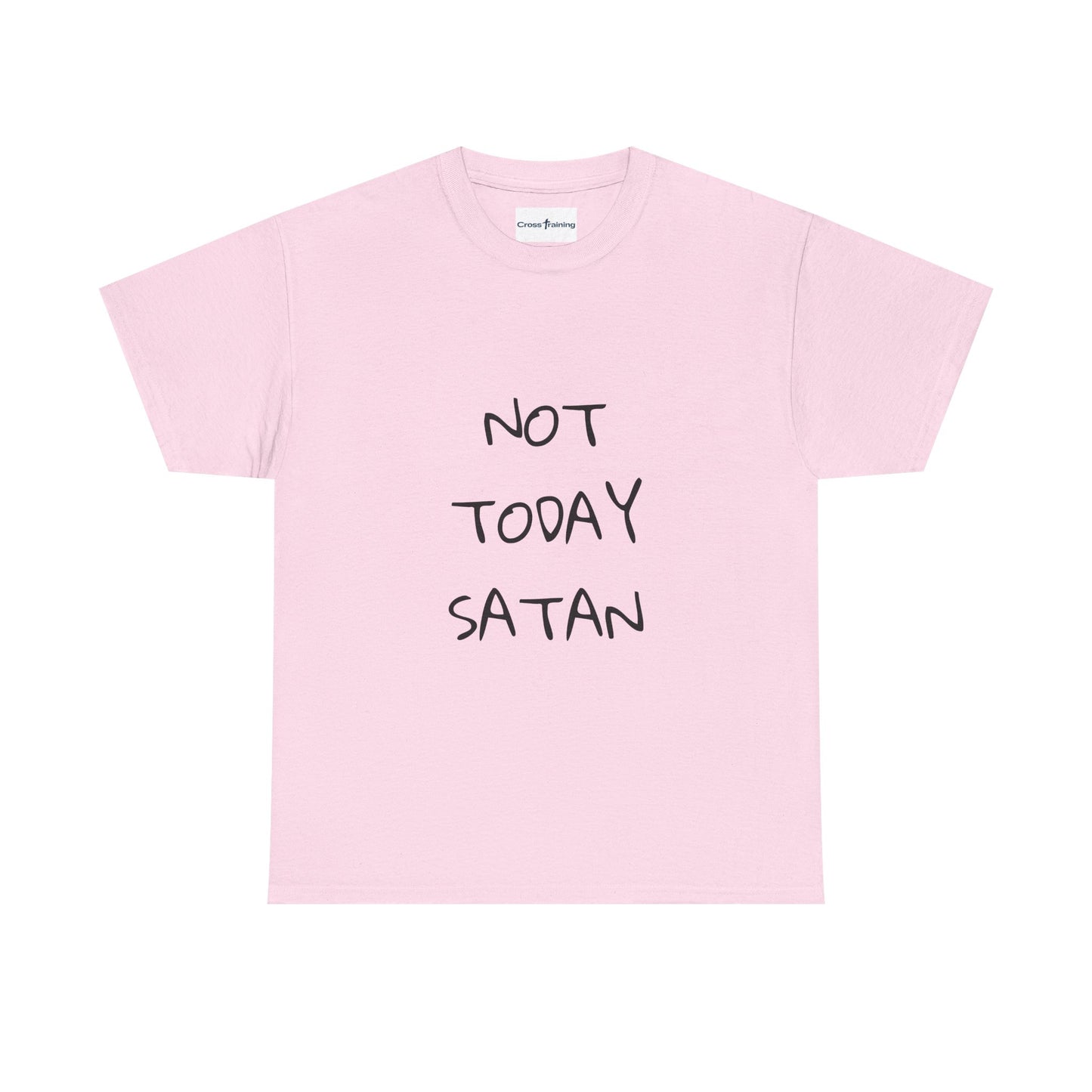 Funny Graphic Tee: Not Today Satan Unisex Heavy Cotton T-Shirt, Humorous Gift, Casual Wear, Everyday Comfort, Unique Statement Tee