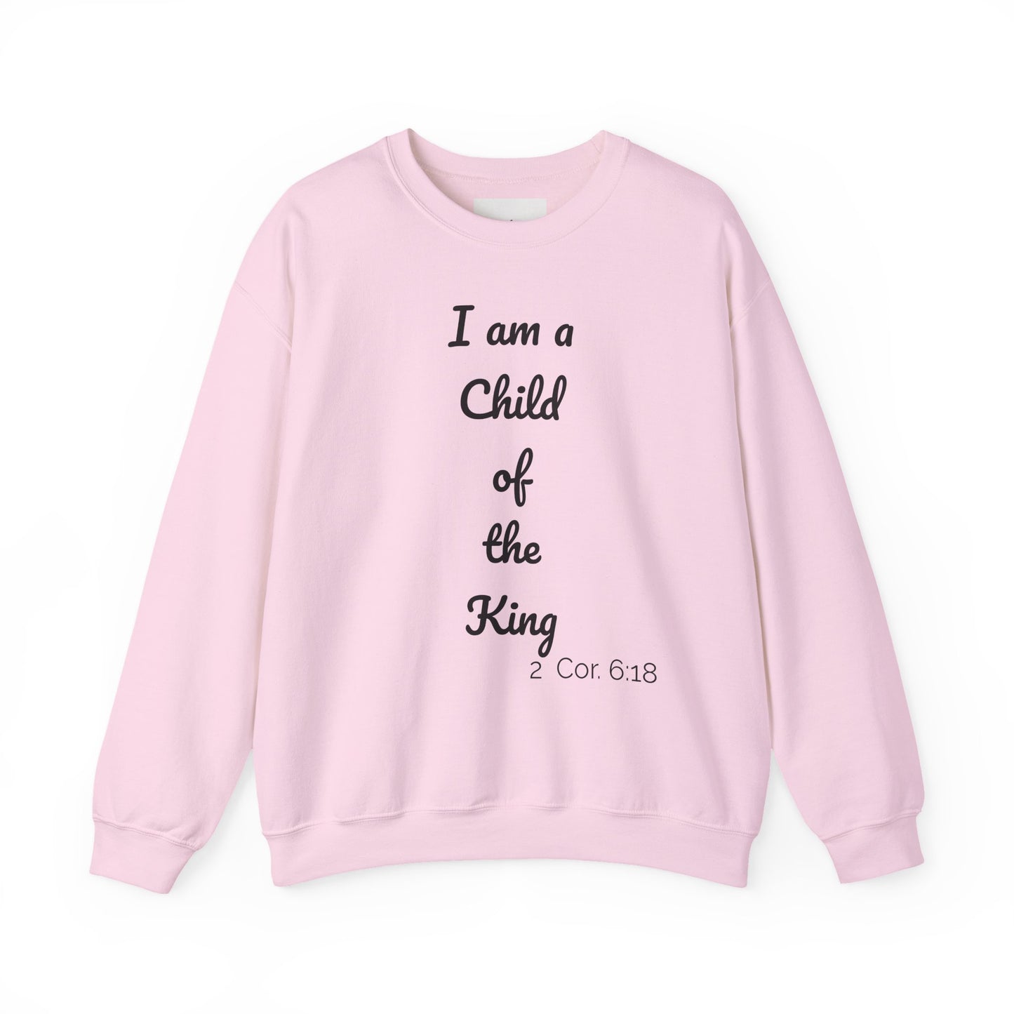 Child of the King Crewneck Sweatshirt | Inspirational Gift, Faith Apparel, Cozy Fashion, Christian Sweatshirt, Unisex Clothing
