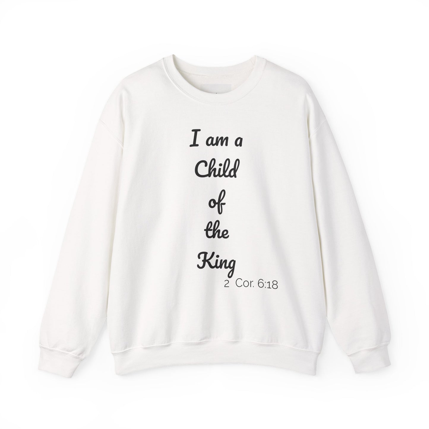Child of the King Crewneck Sweatshirt | Inspirational Gift, Faith Apparel, Cozy Fashion, Christian Sweatshirt, Unisex Clothing