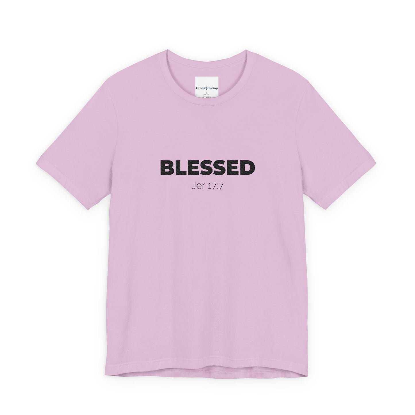Blessed Unisex Jersey Tee | Inspirational Shirt for Everyday Wear, Faith-Based Gift, Casual Wear, Christian Apparel, Spiritual Clothing