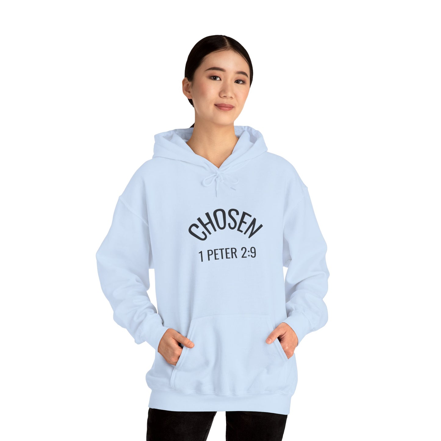 Chosen Hoodie | 1 Peter 2:9 Christian Sweatshirt, Unisex Faith Apparel, Spiritual Gift, Cozy Religious Hoodie