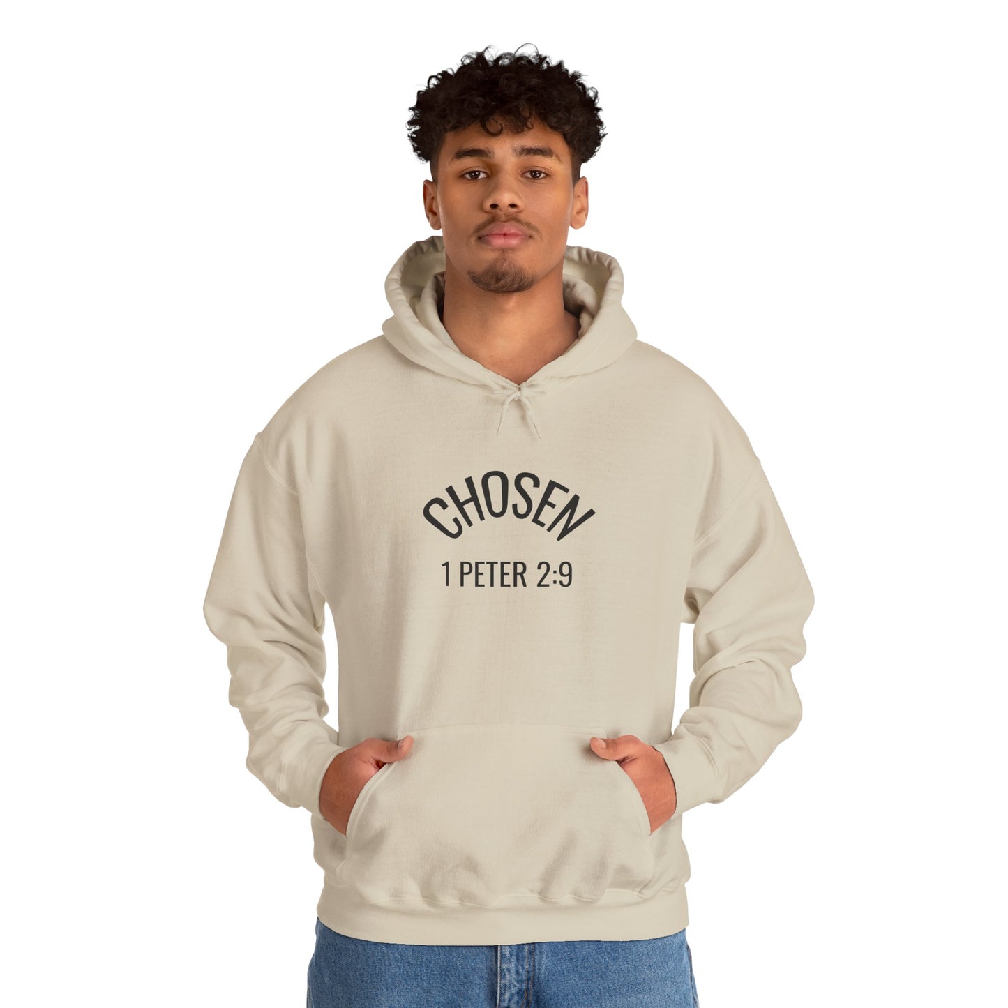 Chosen Hoodie | 1 Peter 2:9 Christian Sweatshirt, Unisex Faith Apparel, Spiritual Gift, Cozy Religious Hoodie