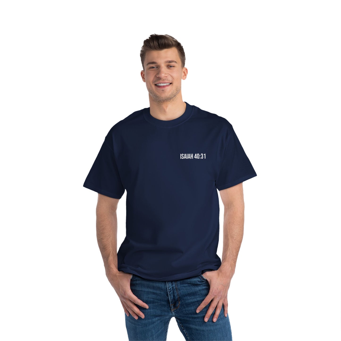 Beefy-T® Short-Sleeve T-Shirt/Isaiah 40:31 T-shirt