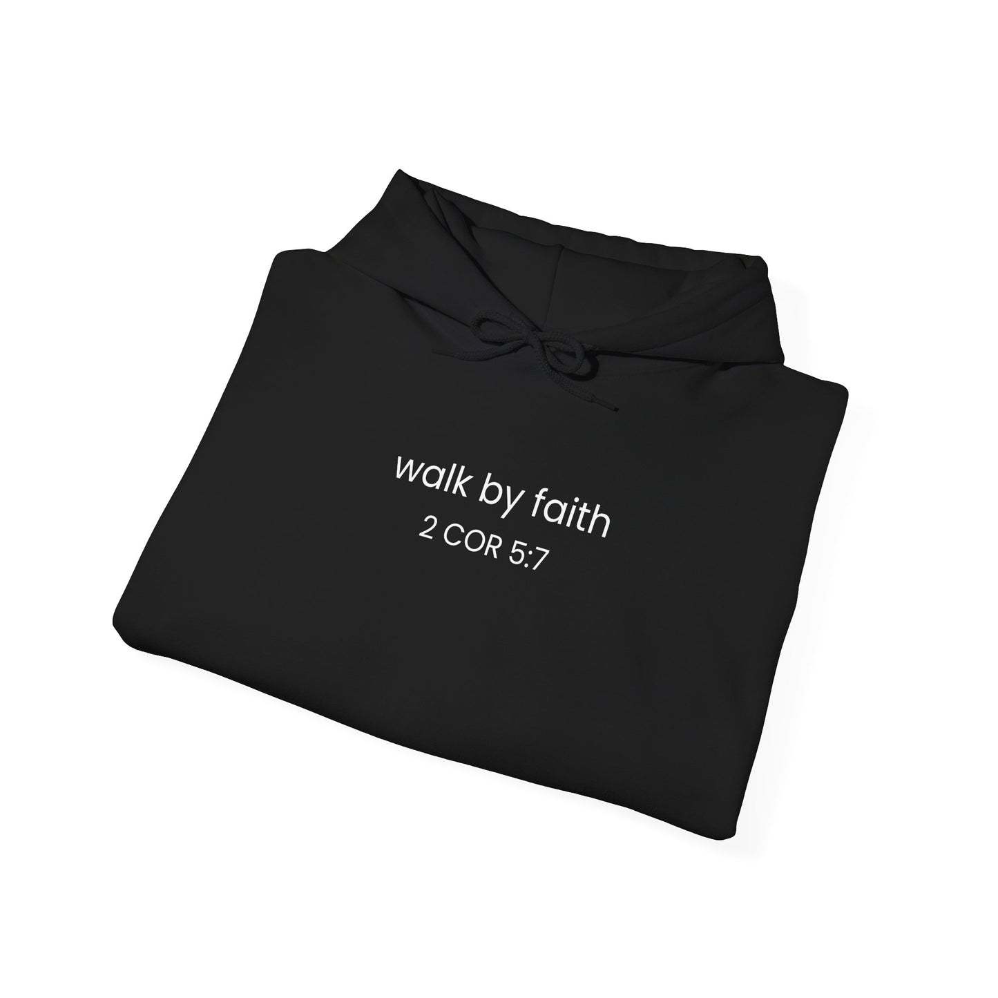 Faith-Inspired Unisex Hoodie, Walk By Faith Sweatshirt, Cozy Faith Sweatshirt, Inspirational Gift for Her, Everyday Faith Apparel