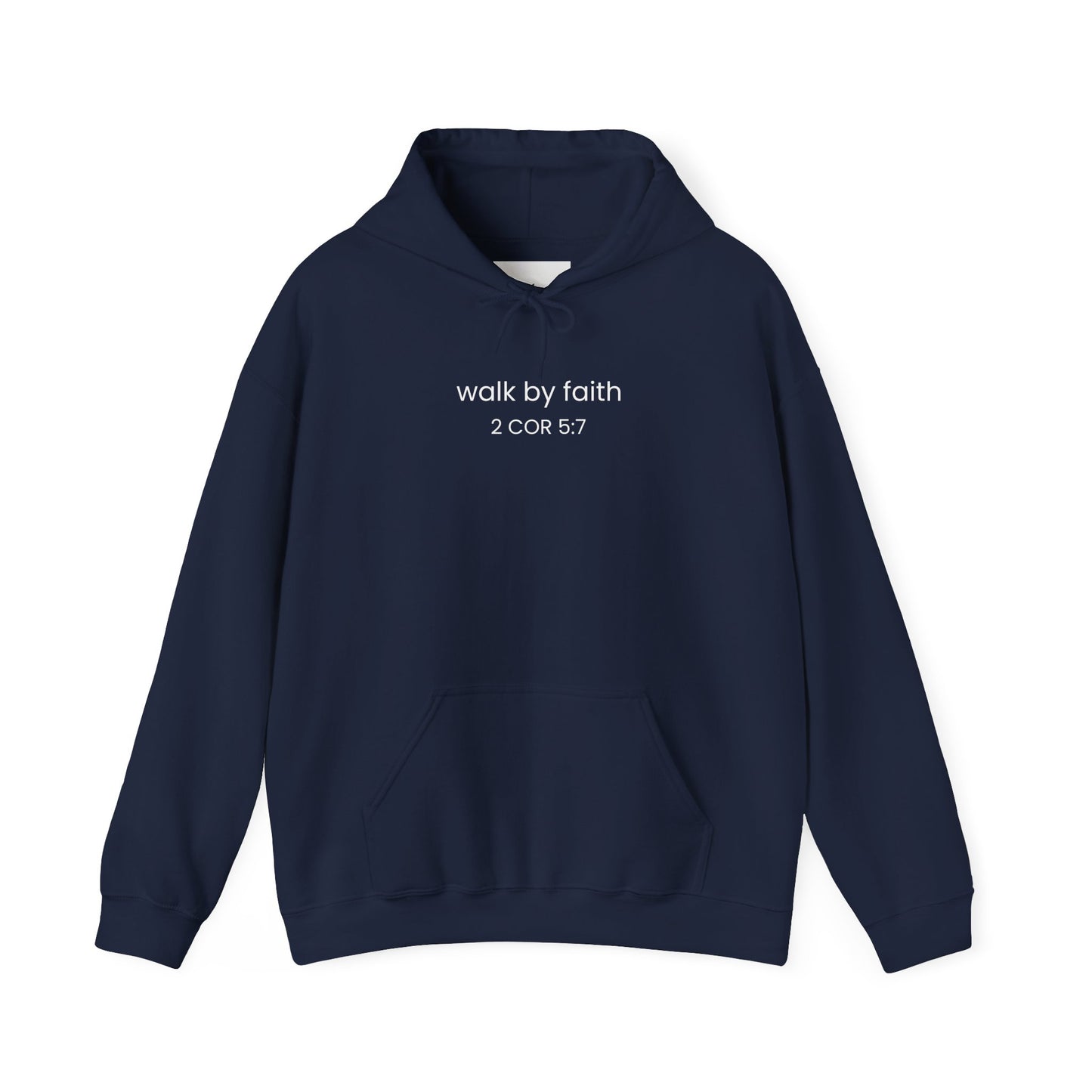 Faith-Inspired Unisex Hoodie, Walk By Faith Sweatshirt, Cozy Faith Sweatshirt, Inspirational Gift for Her, Everyday Faith Apparel