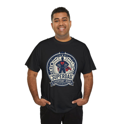 Superdad Everyday Hero T-Shirt — Father’s Day Retro Superhero Tee