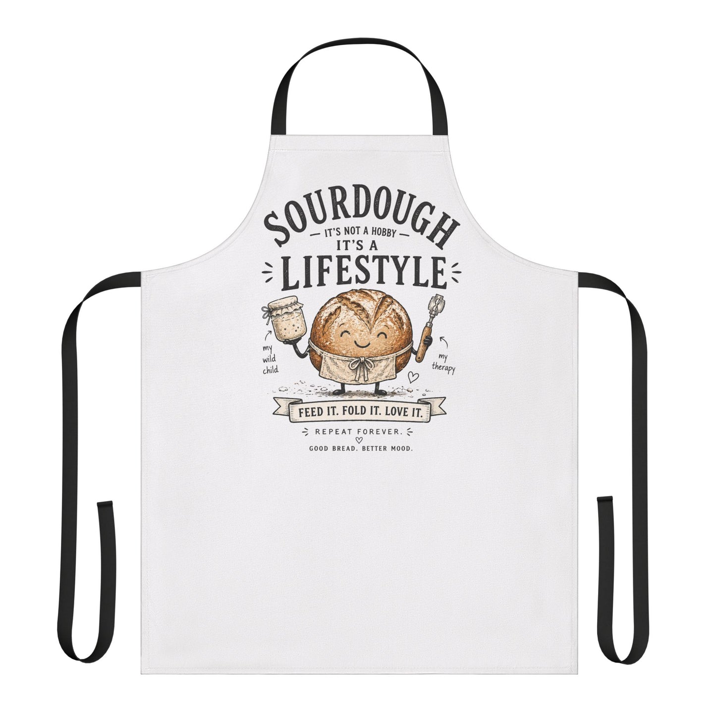 Sourdough Apron — "Sourdough: It's Not a Hobby, It's a Lifestyle" Baker's Apron