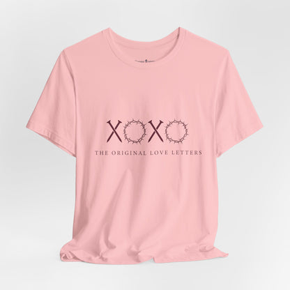 XOXO Floral Tee — "The Original Love Letters" Valentine's Graphic T-Shirt