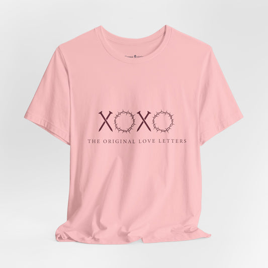 XOXO Floral Tee — "The Original Love Letters" Valentine's Graphic T-Shirt