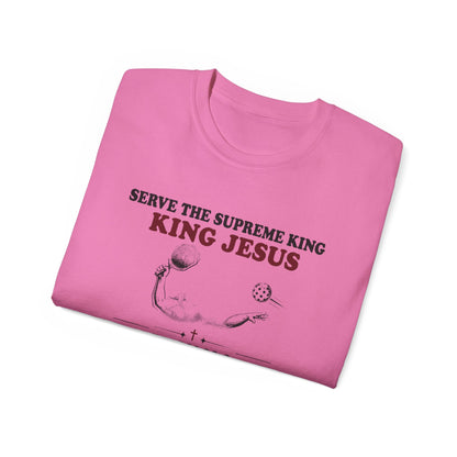 King Jesus Psalm 99:2 T-Shirt — Christian Faith Graphic Tee