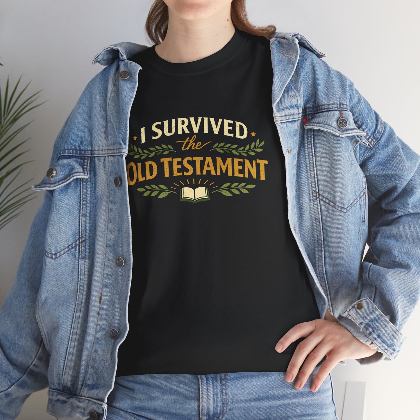 I Survived the Old Testament Tee — Funny Christian T-Shirt