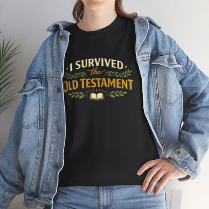 I Survived the Old Testament Tee — Funny Christian T-Shirt