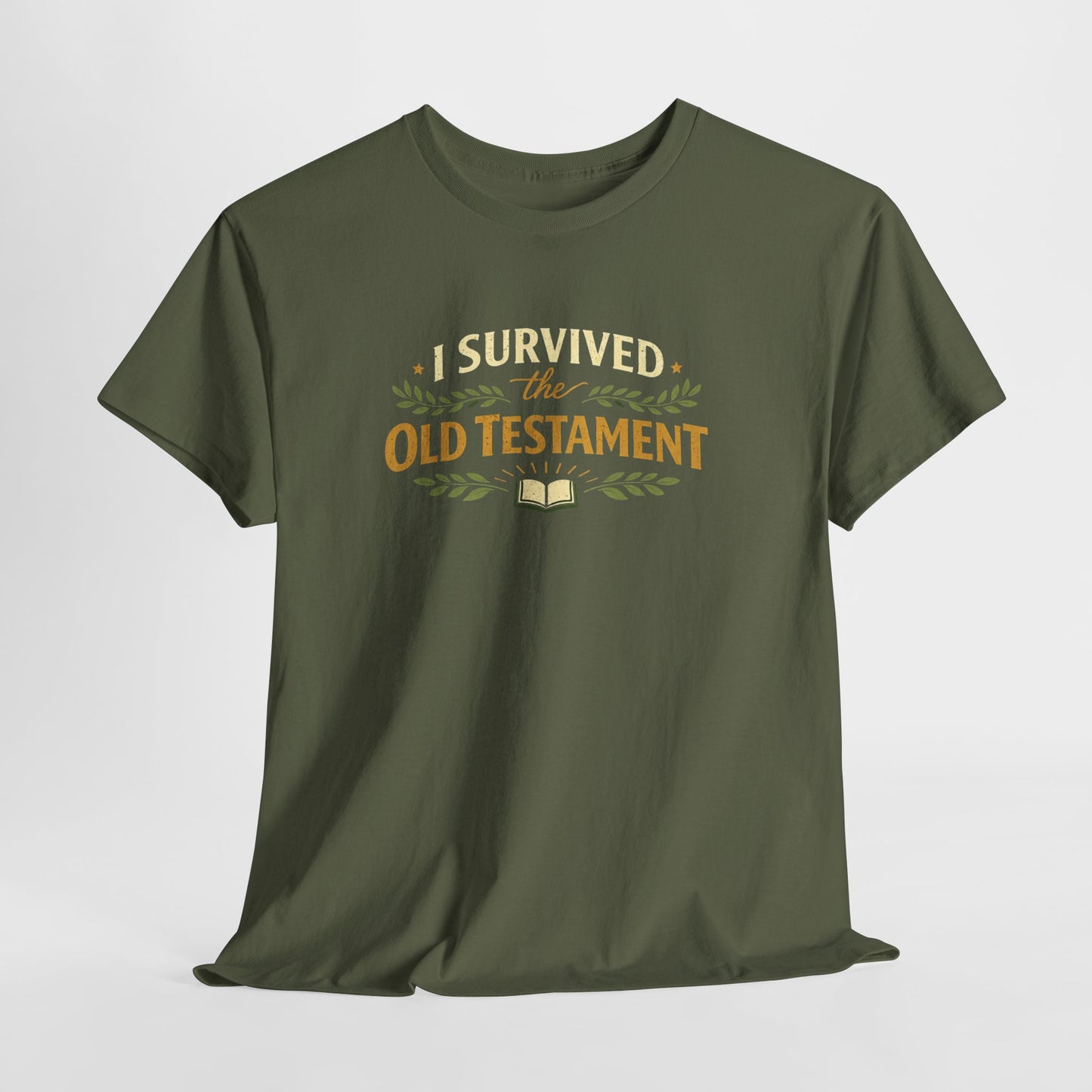 I Survived the Old Testament Tee — Funny Christian T-Shirt