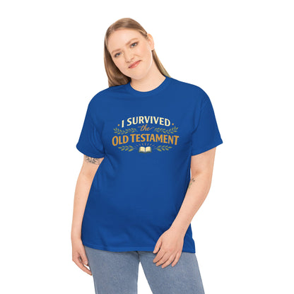 I Survived the Old Testament Tee — Funny Christian T-Shirt