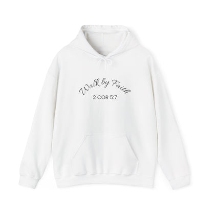 Faith-Inspired Unisex Hoodie, Walk By Faith Sweatshirt, Cozy Faith Sweatshirt, Inspirational Gift for Her, Everyday Faith Apparel