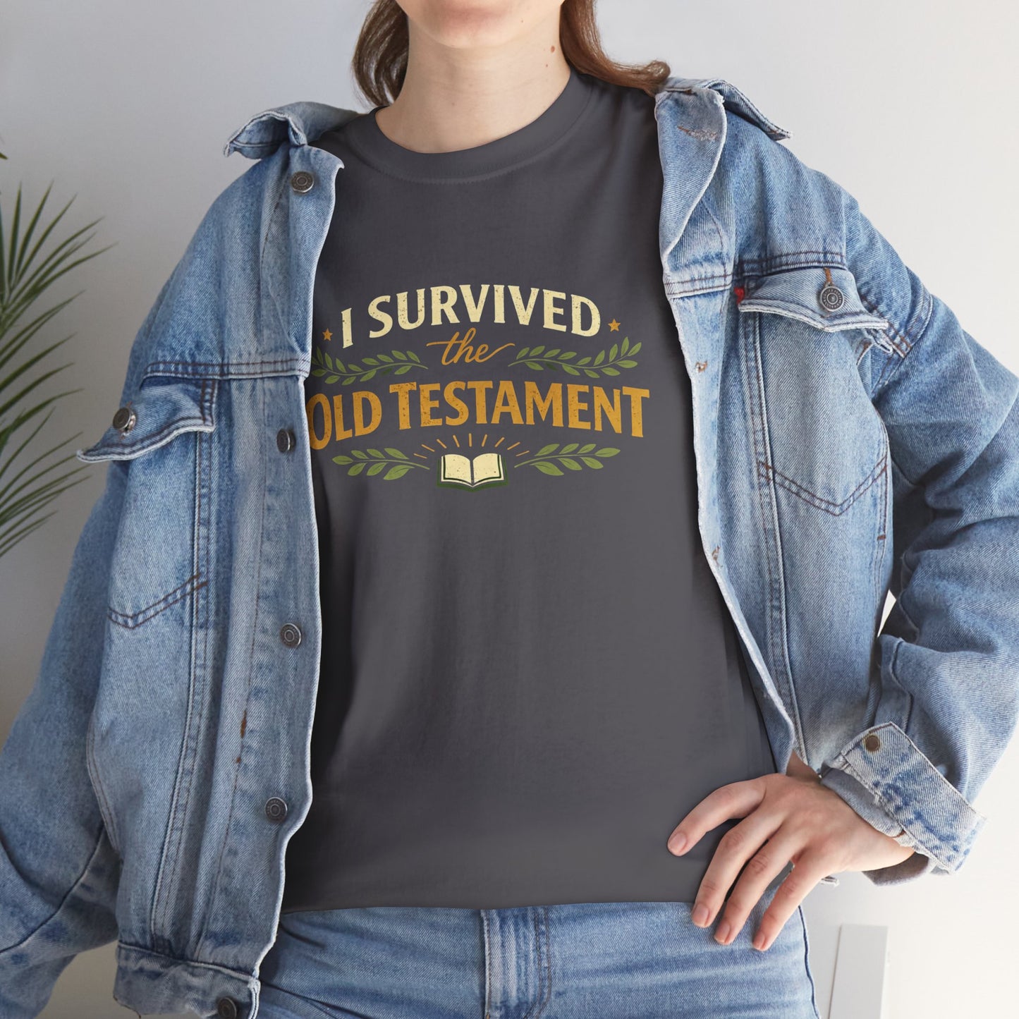 I Survived the Old Testament Tee — Funny Christian T-Shirt