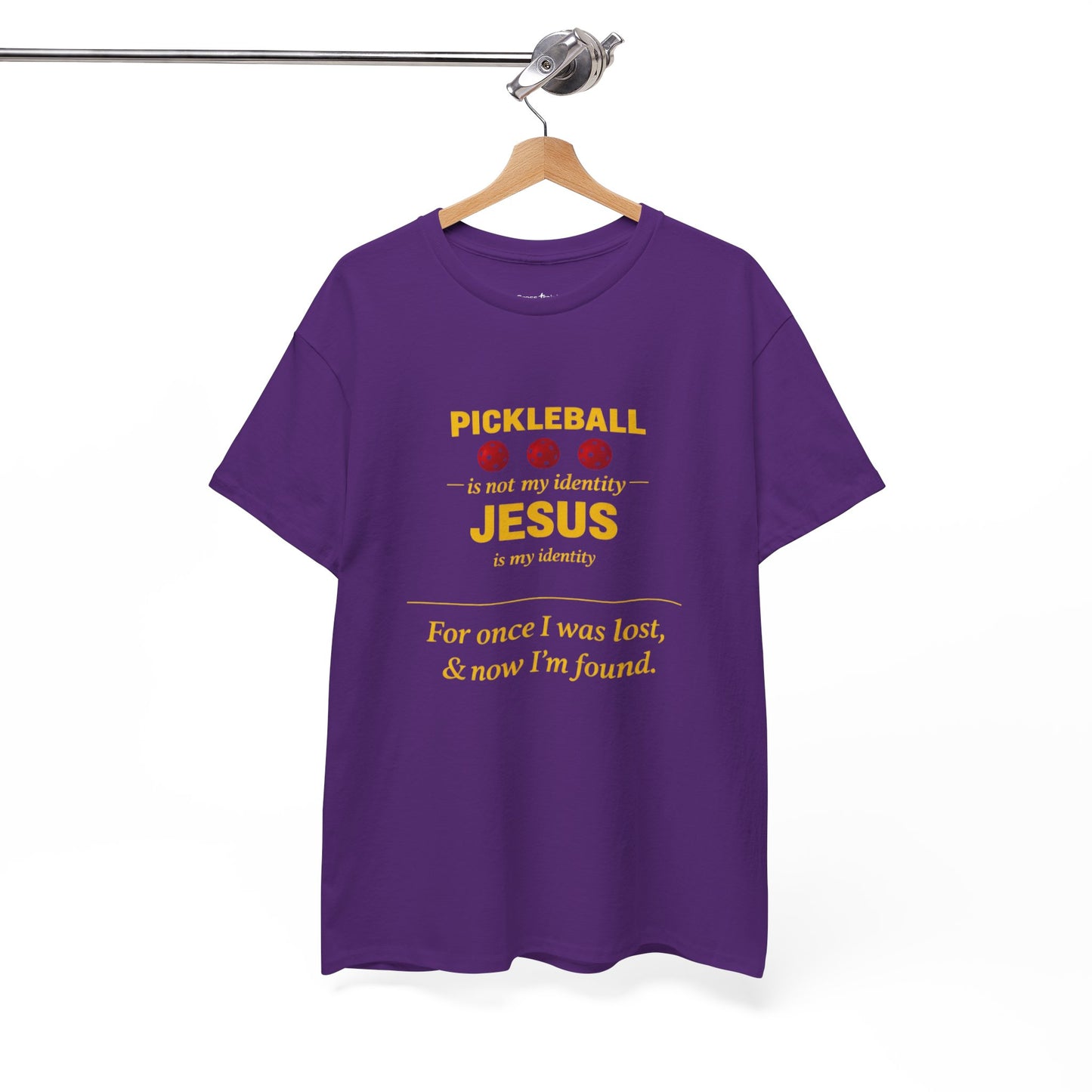 Pickleball Is Not My Identity — Jesus Is My Identity T-Shirt