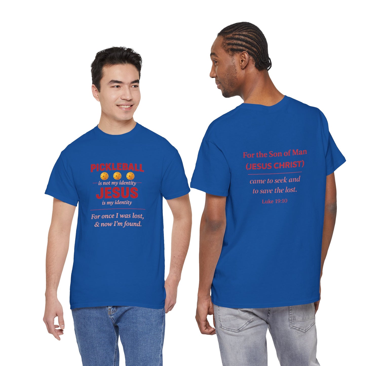 Pickleball Is Not My Identity — Jesus Is My Identity T-Shirt