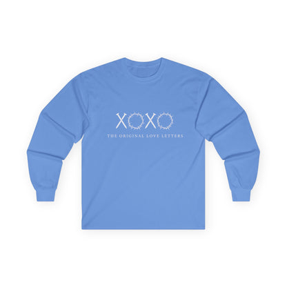 XOXO Barbed Wire Long Sleeve Tee — "The Original Love Letters" Graphic Shirt