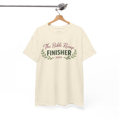 Bible Recap Finisher 2026 T-Shirt — Faith Journey Graduation Tee