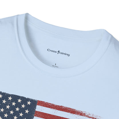 250th Anniversary Flag T-Shirt — "Blessed Is The Nation" Patriotic Tee