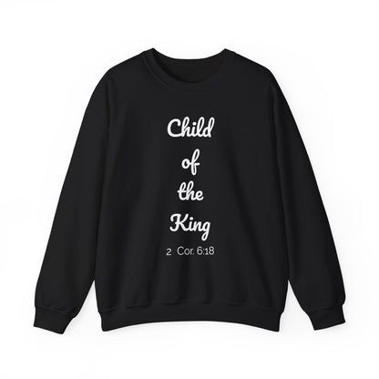 Child of the King Crewneck Sweatshirt | Inspirational Gift, Faith Apparel, Cozy Fashion, Christian Sweatshirt, Unisex Clothing