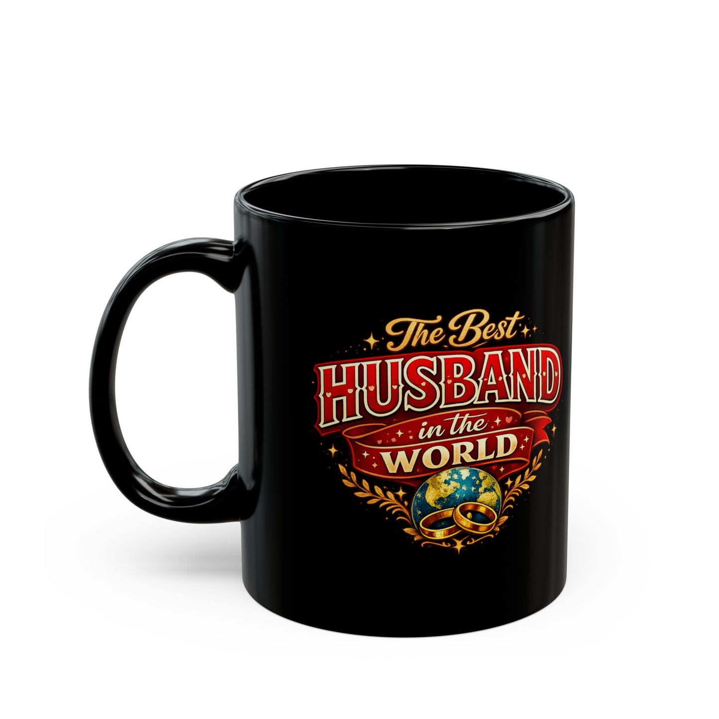 Best Husband in the World Mug — Gift Coffee Cup for Husband, Father’s Day & Anniversary