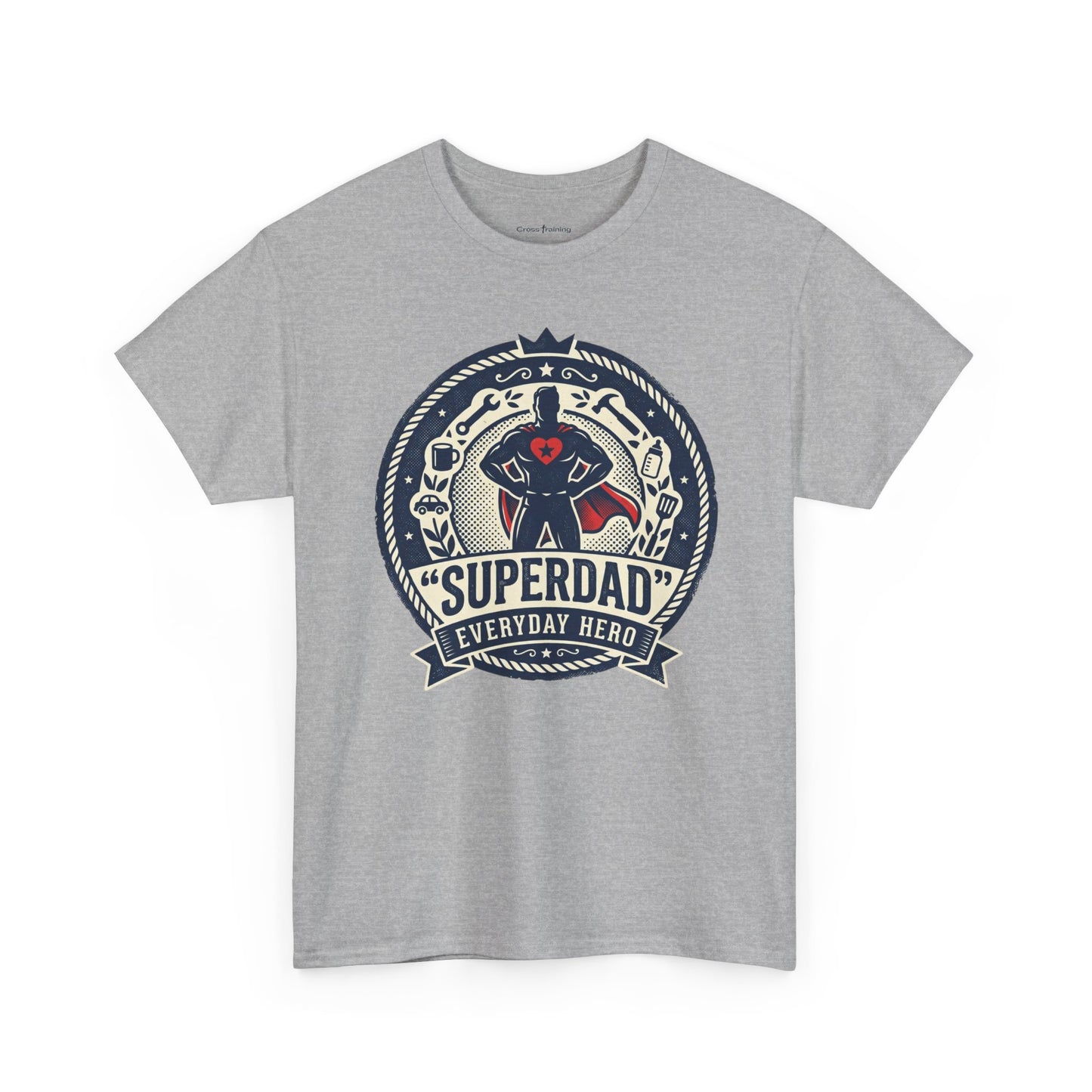 Superdad Everyday Hero T-Shirt — Father’s Day Retro Superhero Tee