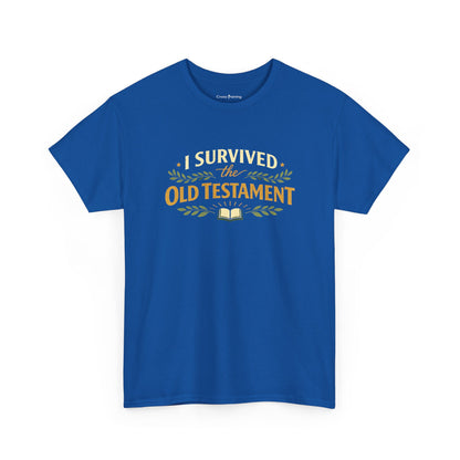I Survived the Old Testament Tee — Funny Christian T-Shirt