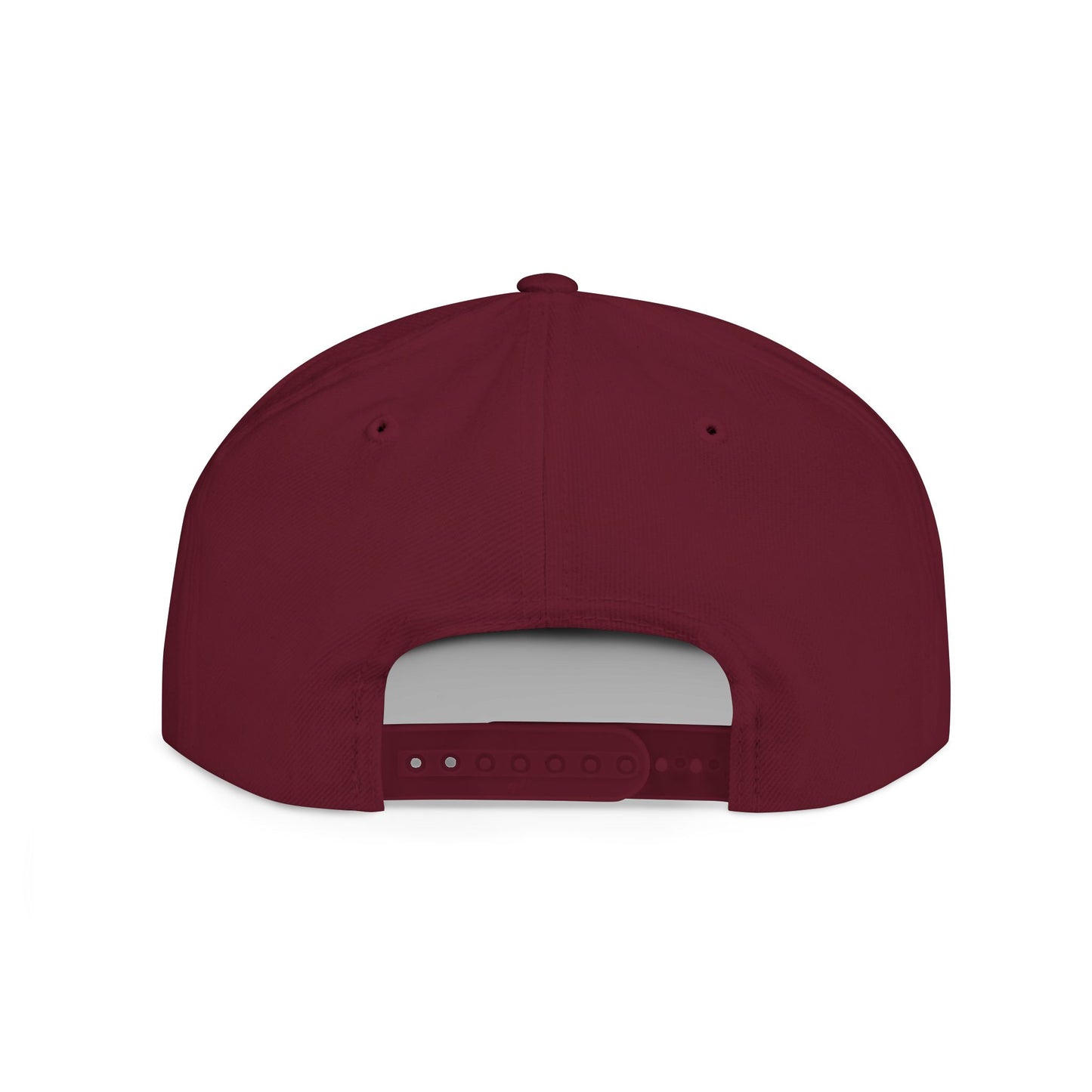 Flat Bill Snapback Hat — "The joy of the Lord is my strength" (Nehemiah 8:10)
