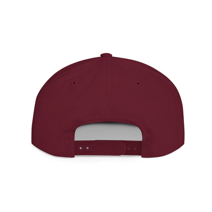 Flat Bill Snapback Hat — "The joy of the Lord is my strength" (Nehemiah 8:10)
