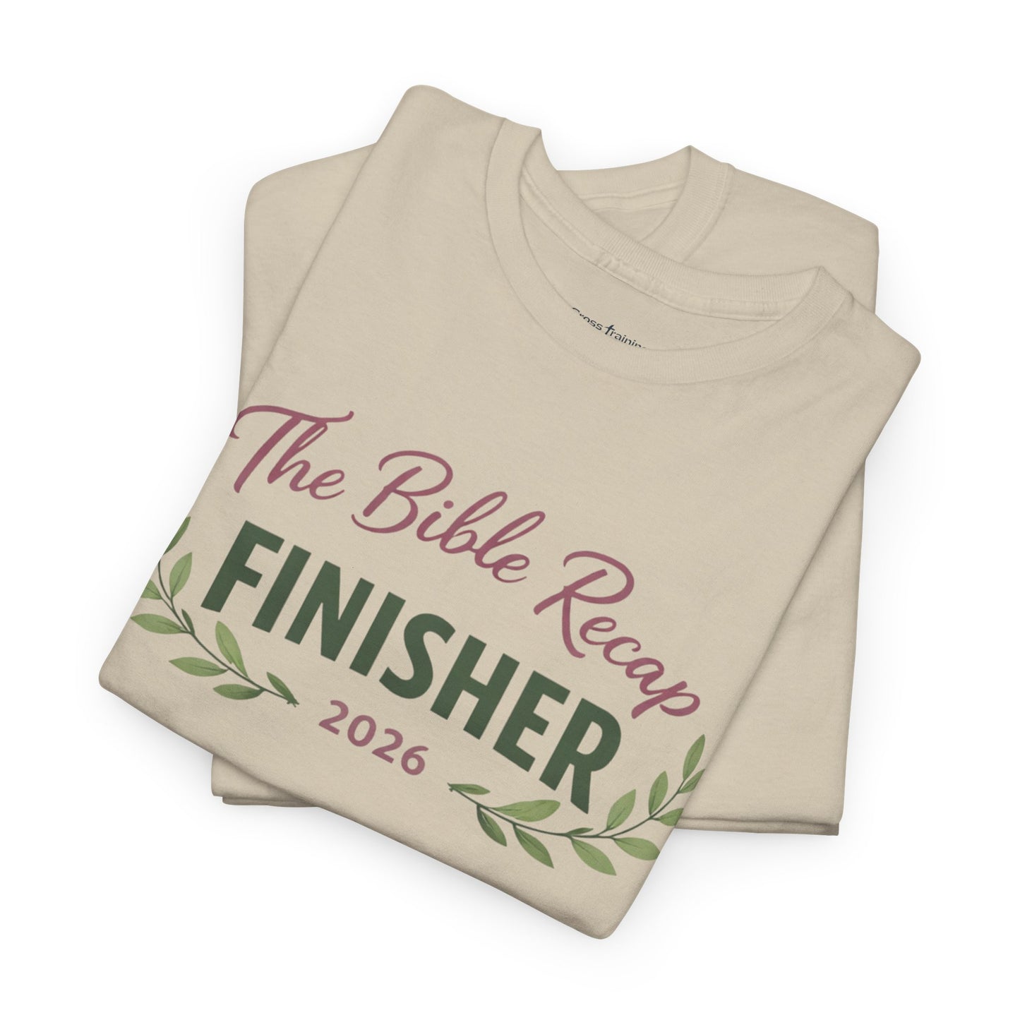 Bible Recap Finisher 2026 T-Shirt — Faith Journey Graduation Tee